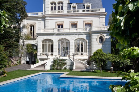 Formidable palacio con piscina en Sarriá